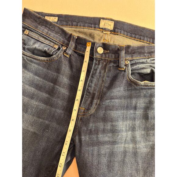 J.Crew Slim Fit Stretch Jeans Mens — 34/34 (Dark Wash) - Picture 5 of 16